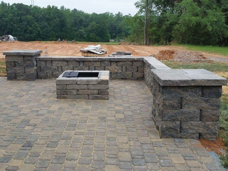 Back Patio with Firepit